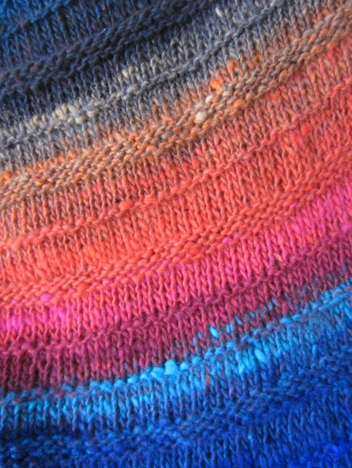 noro kureopatora 1024 quaker yarn stretcher knitted shawl